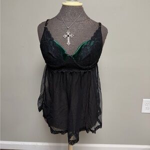 Grunge Babydoll Top
